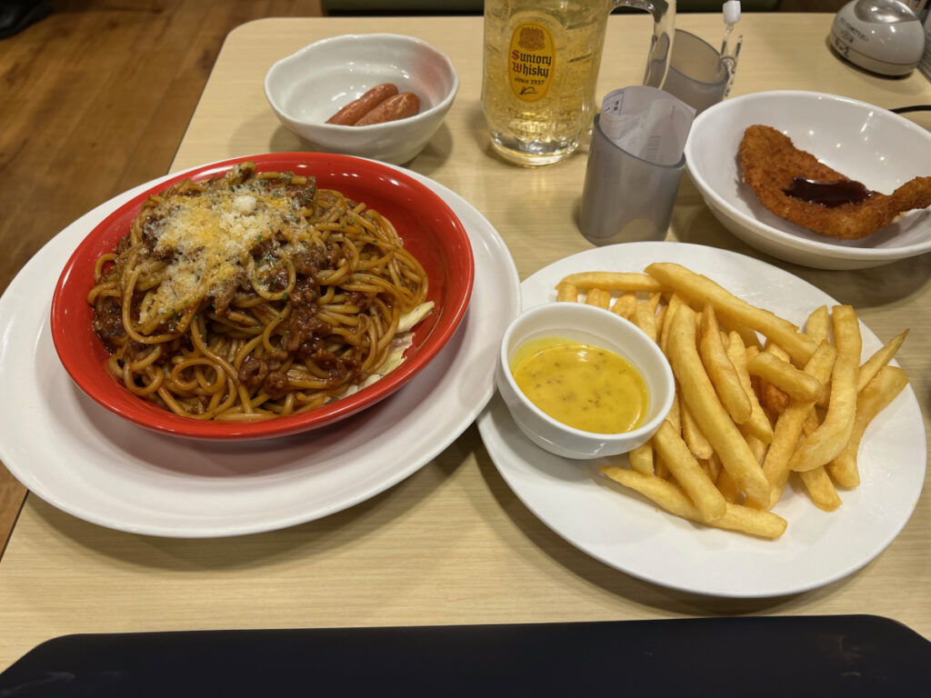 夜もがっつり（食い過ぎ）