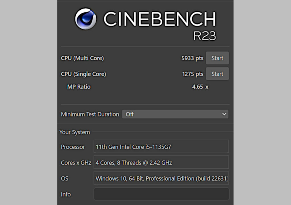 CineBench R23