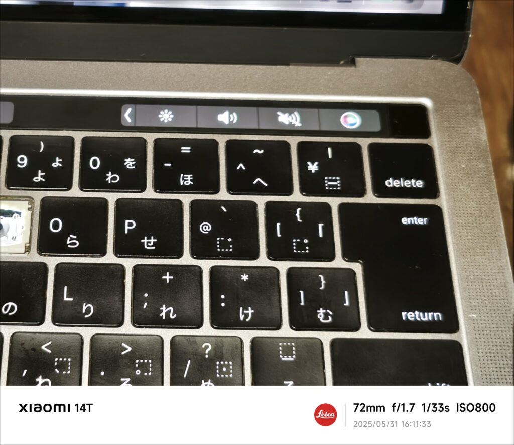 Touch IDも問題なし!